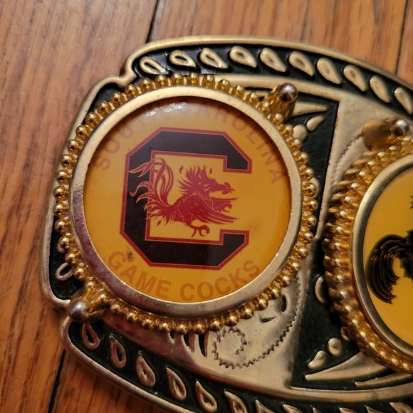 South Carolina Gamecocks Vintage Belt Buckle USA Retro Bling Statement Gift - Picture 5 of 5